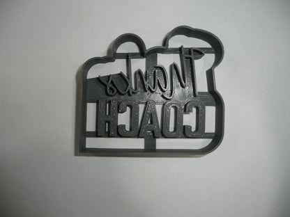 Thanks Coach Sports Athletics Theme Cookie Cutter Made In USA PR5437