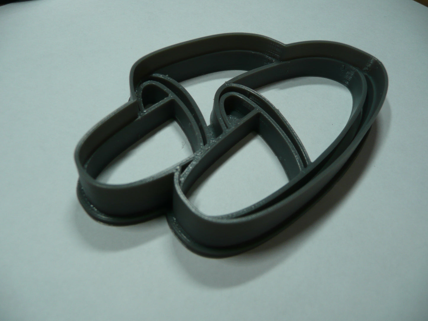 Slippers Shoes Shape Cookie Cutter Made In USA PR5494