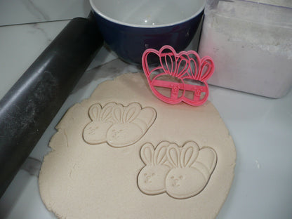 Bunny Slippers Shoes Shape Cookie Cutter Made In USA PR5495
