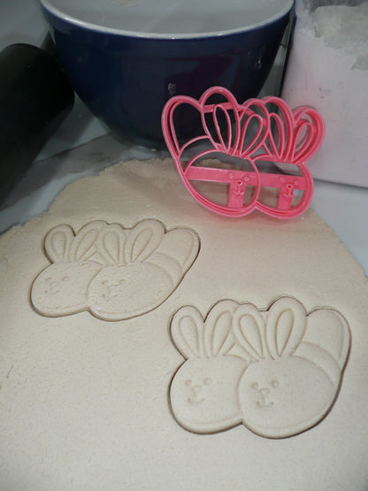 Bunny Slippers Shoes Shape Cookie Cutter Made In USA PR5495