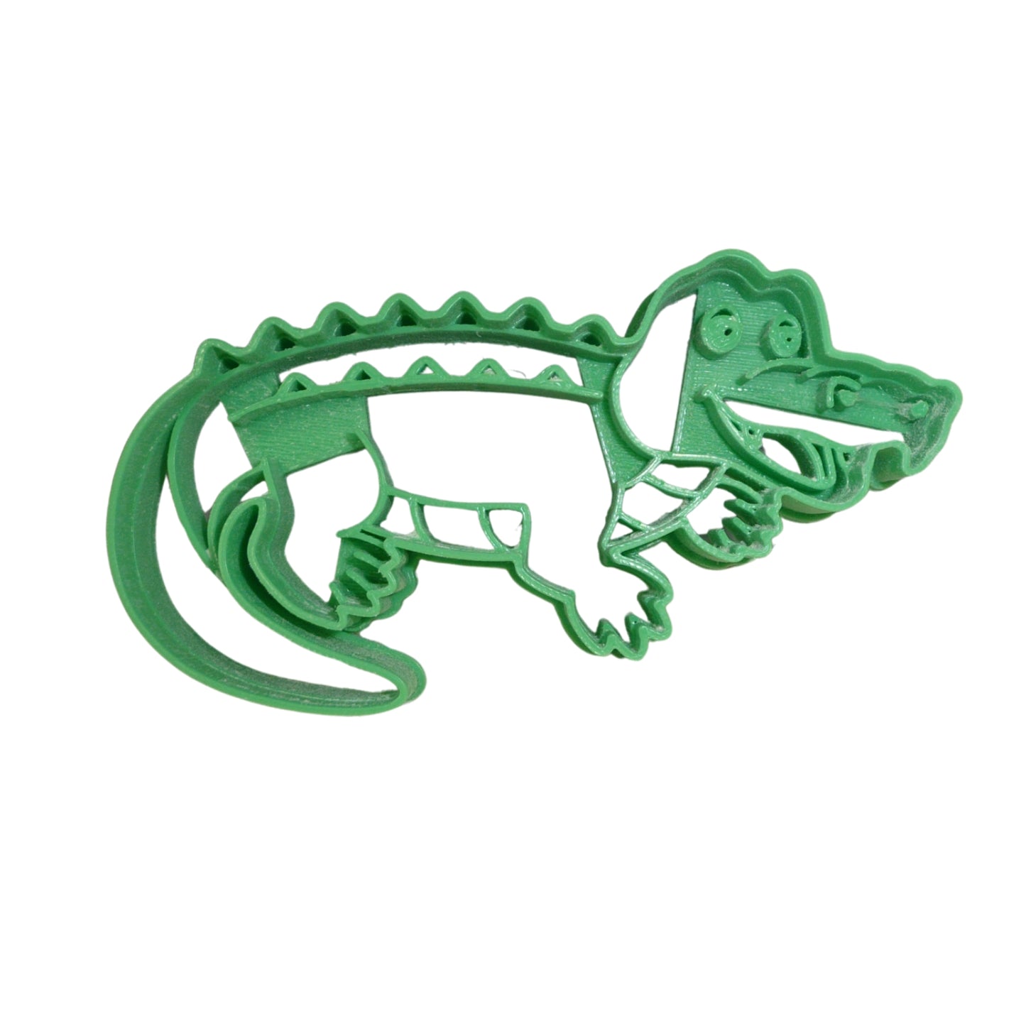 6x Cartoon Alligator Fondant Cutter Cupcake Topper 1.75 IN USA FD5503