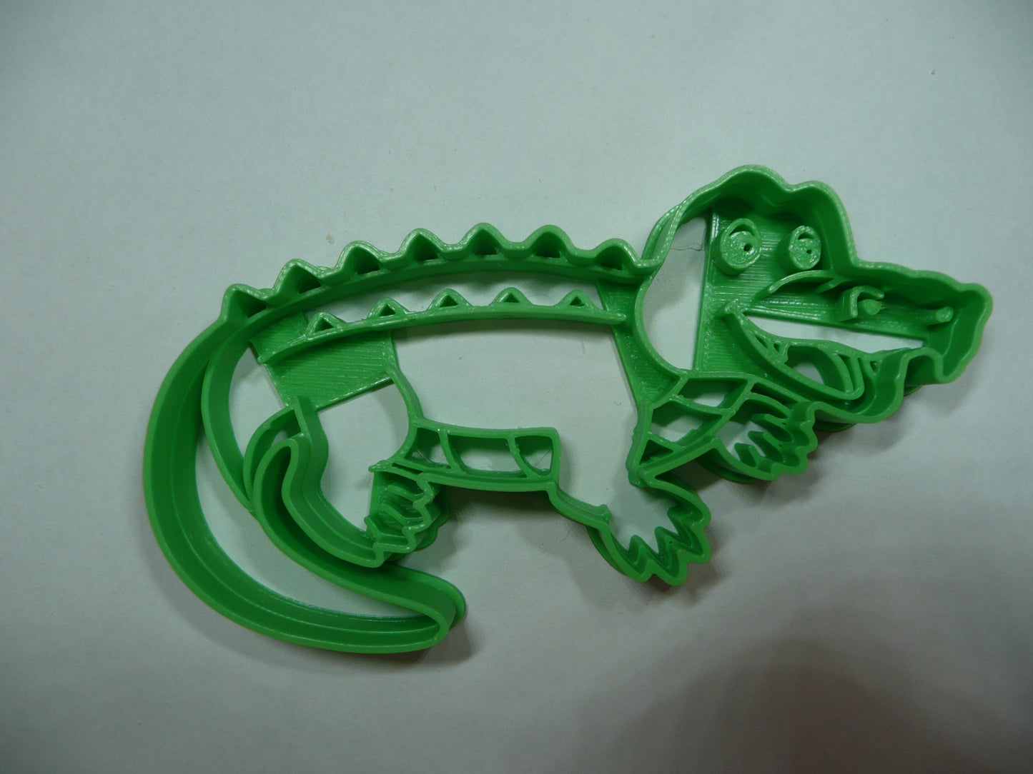 6x Cartoon Alligator Fondant Cutter Cupcake Topper 1.75 IN USA FD5503