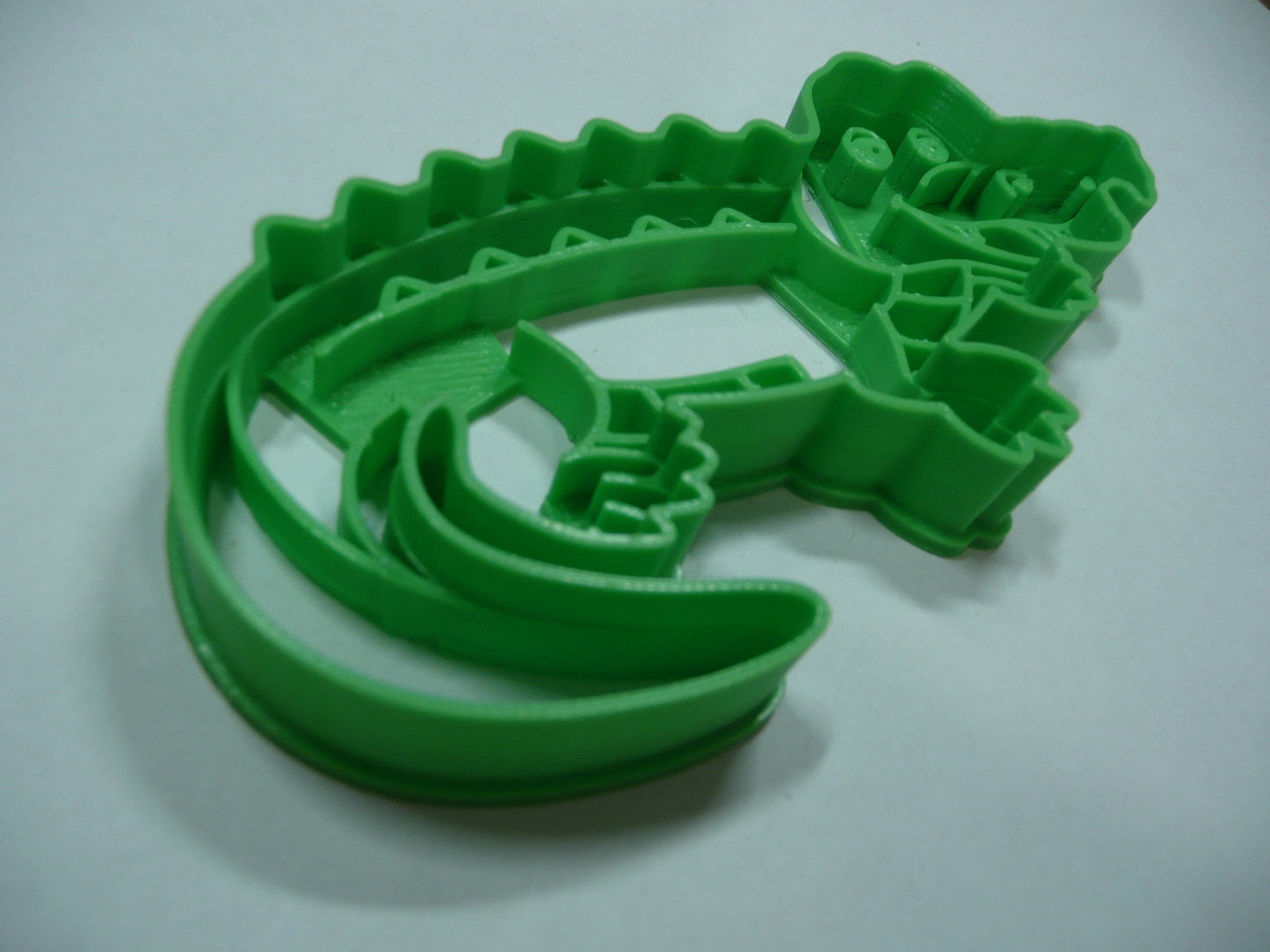 6x Cartoon Alligator Fondant Cutter Cupcake Topper 1.75 IN USA FD5503