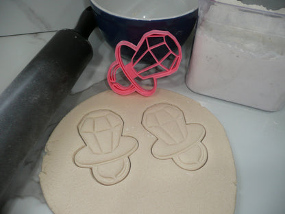 Ring Pop Candy Lollipop Cookie Cutter Made in USA PR5506