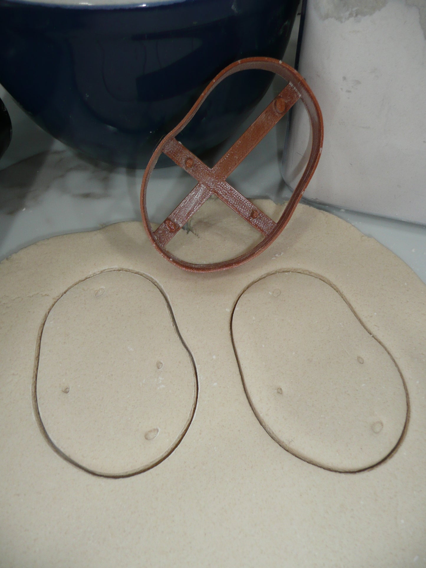 Potato Spud With Eyes Cookie Cutter Made In USA PR5509