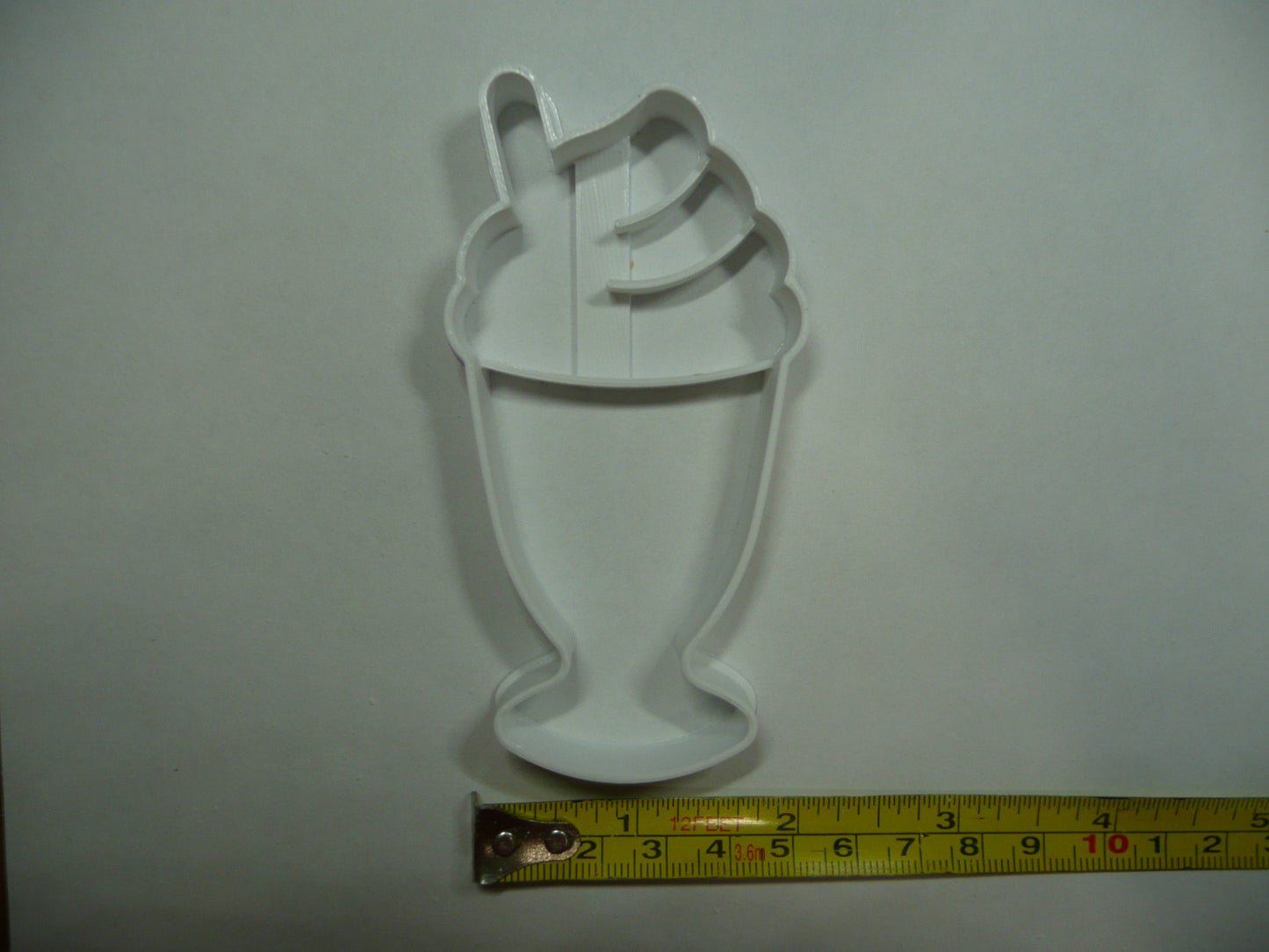 Classic Milkshake With Whipped Cream Cookie Cutter Made In USA PR5516