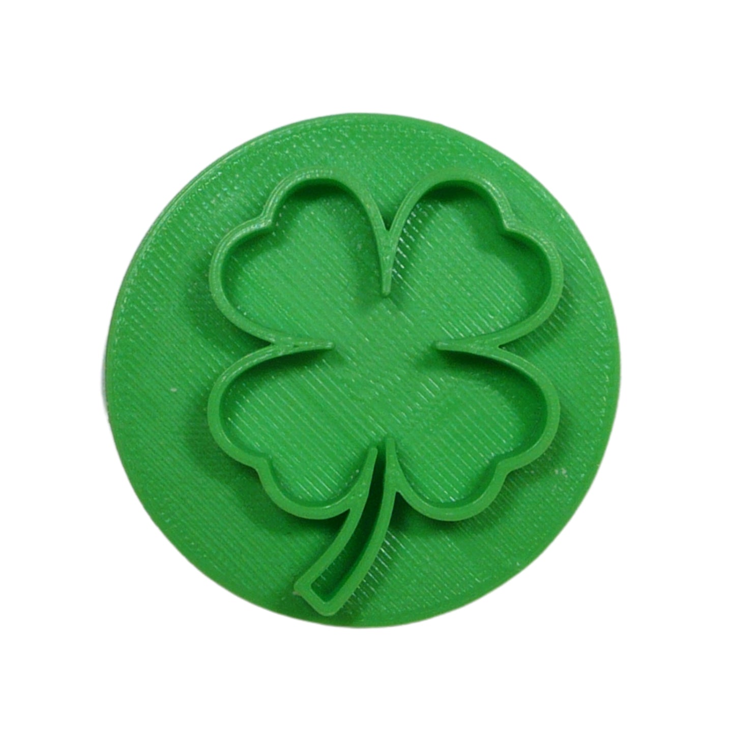 4 Leaf Clover Shamrock St Patricks Day Cookie Stamp Embosser Made In USA PR5519