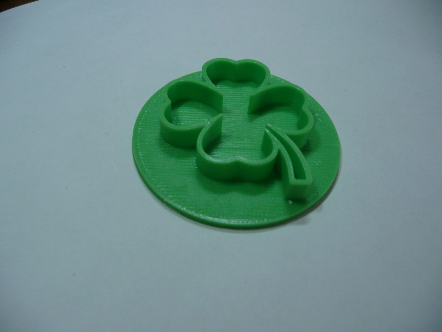 4 Leaf Clover Shamrock St Patricks Day Cookie Stamp Embosser Made In USA PR5519