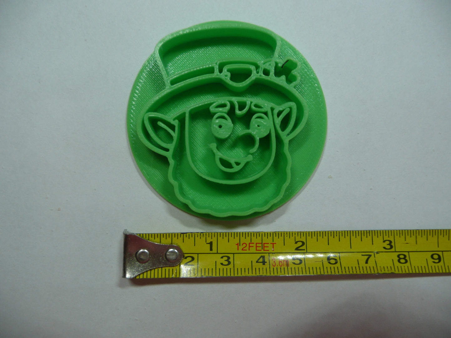 Leprechaun Face St Patricks Day Cookie Stamp Embosser Made In USA PR5522