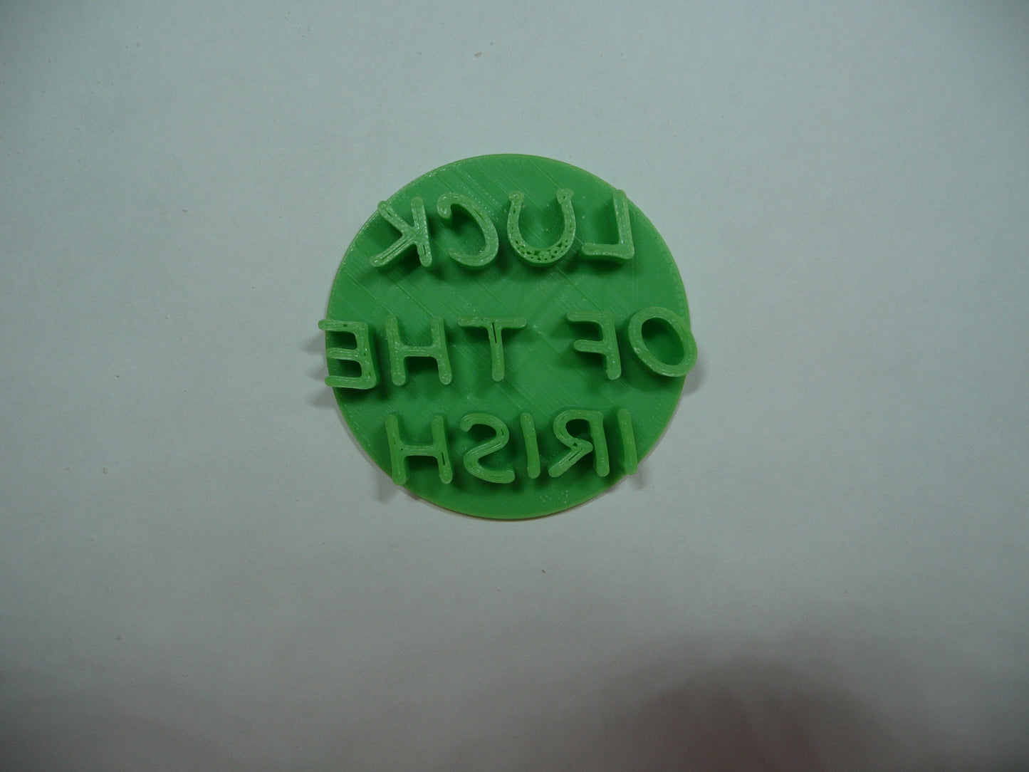 Luck Of The Irish St Patricks Day Cookie Stamp Embosser Made In USA PR5529