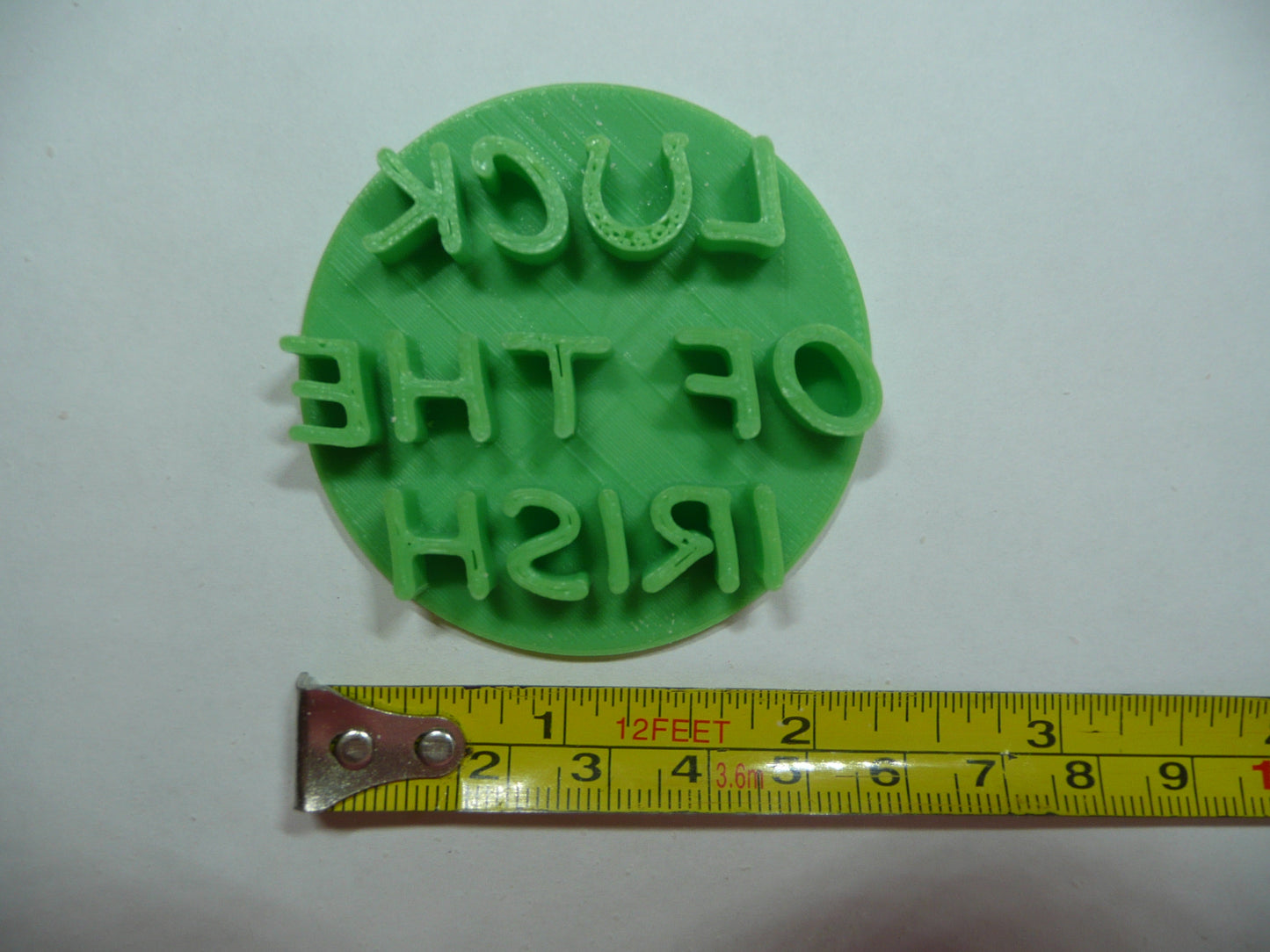 Luck Of The Irish St Patricks Day Cookie Stamp Embosser Made In USA PR5529