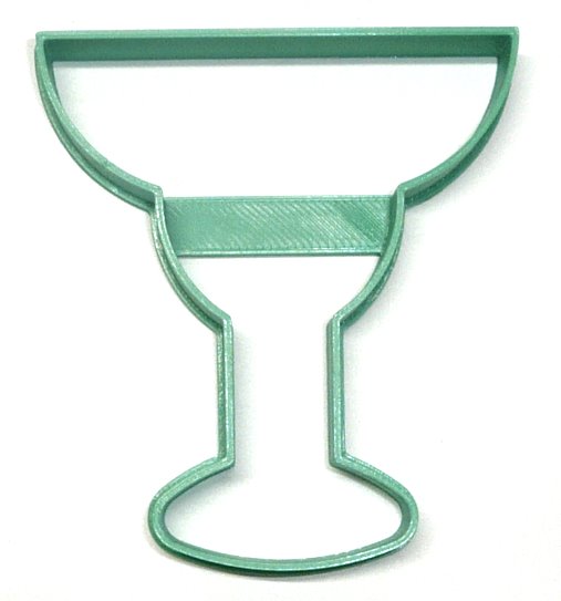 6x Margarita Cocktail Fondant Cutter Cupcake Topper 1.75 IN USA FD553