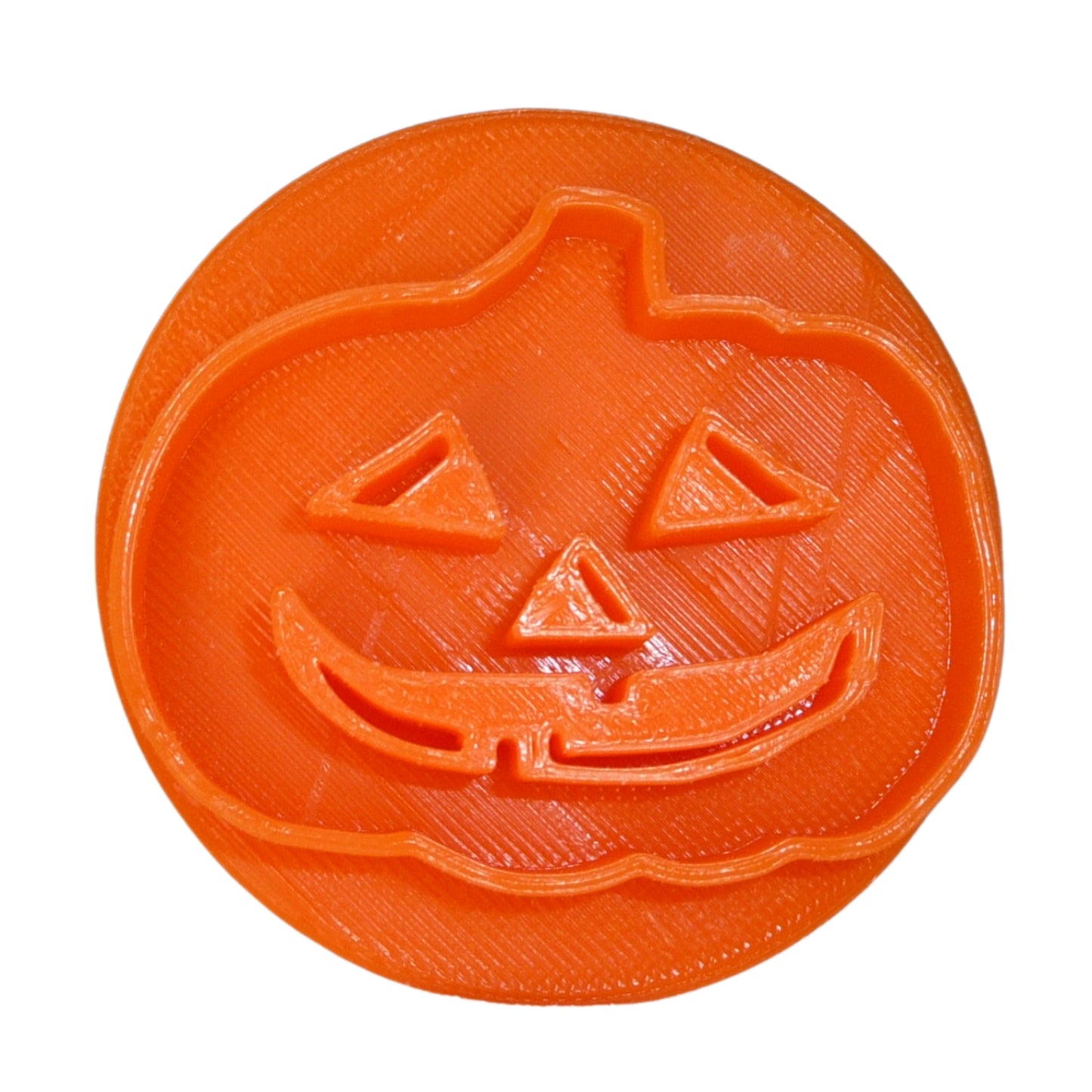 Jack O Lantern Halloween Pumpkin Cookie Stamp Embosser Made In USA PR5542