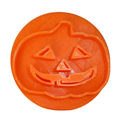 Jack O Lantern Halloween Pumpkin Cookie Stamp Embosser Made In USA PR5542