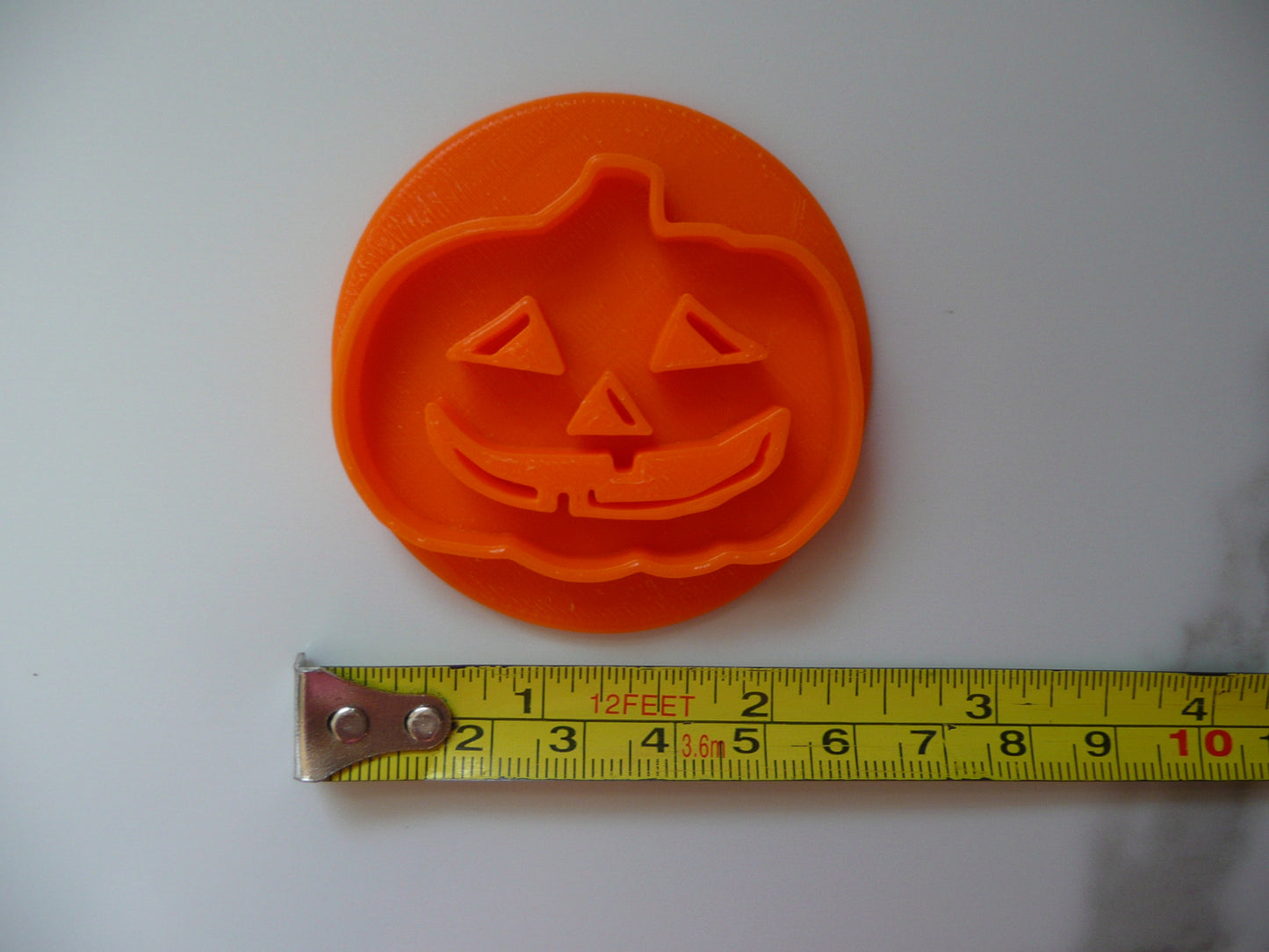 Jack O Lantern Halloween Pumpkin Cookie Stamp Embosser Made In USA PR5542
