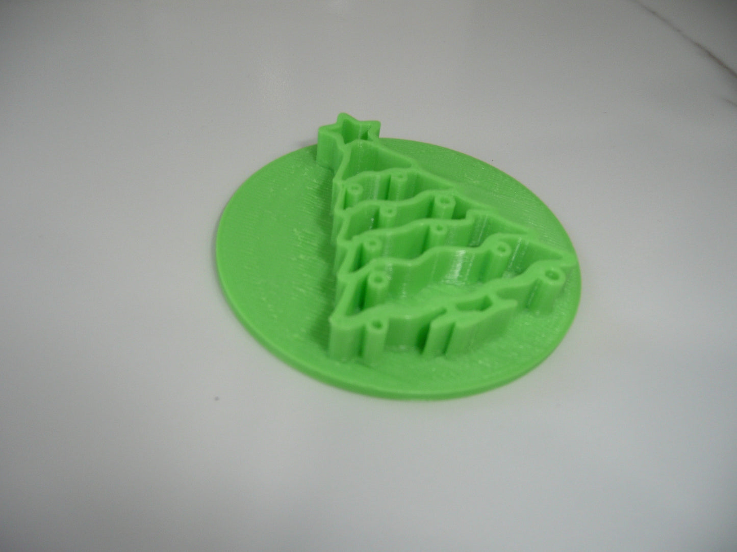 Christmas Tree Cookie Stamp Embosser Made In USA PR5550