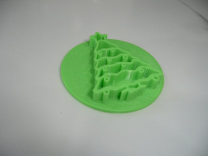 Christmas Tree Cookie Stamp Embosser Made In USA PR5550