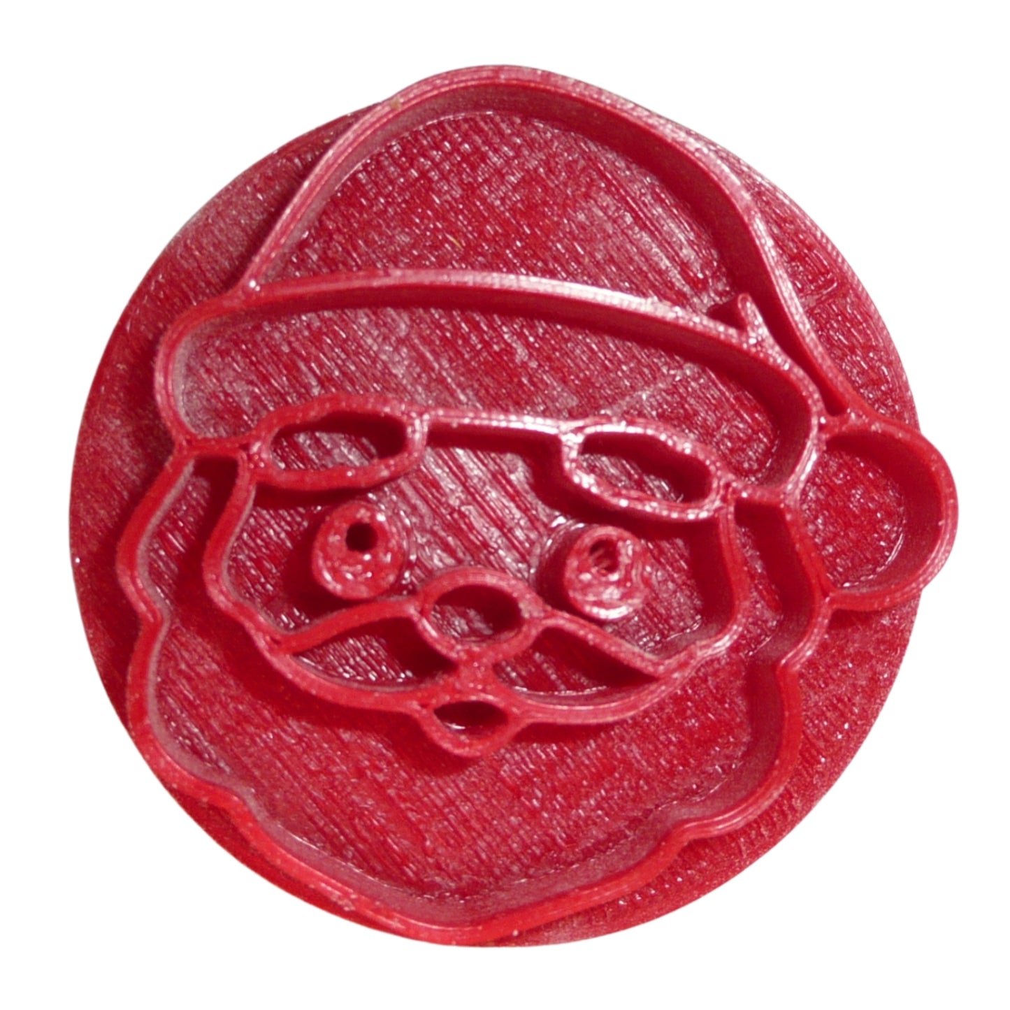 Santa Claus Face Christmas Cookie Stamp Embosser Made In USA PR5554