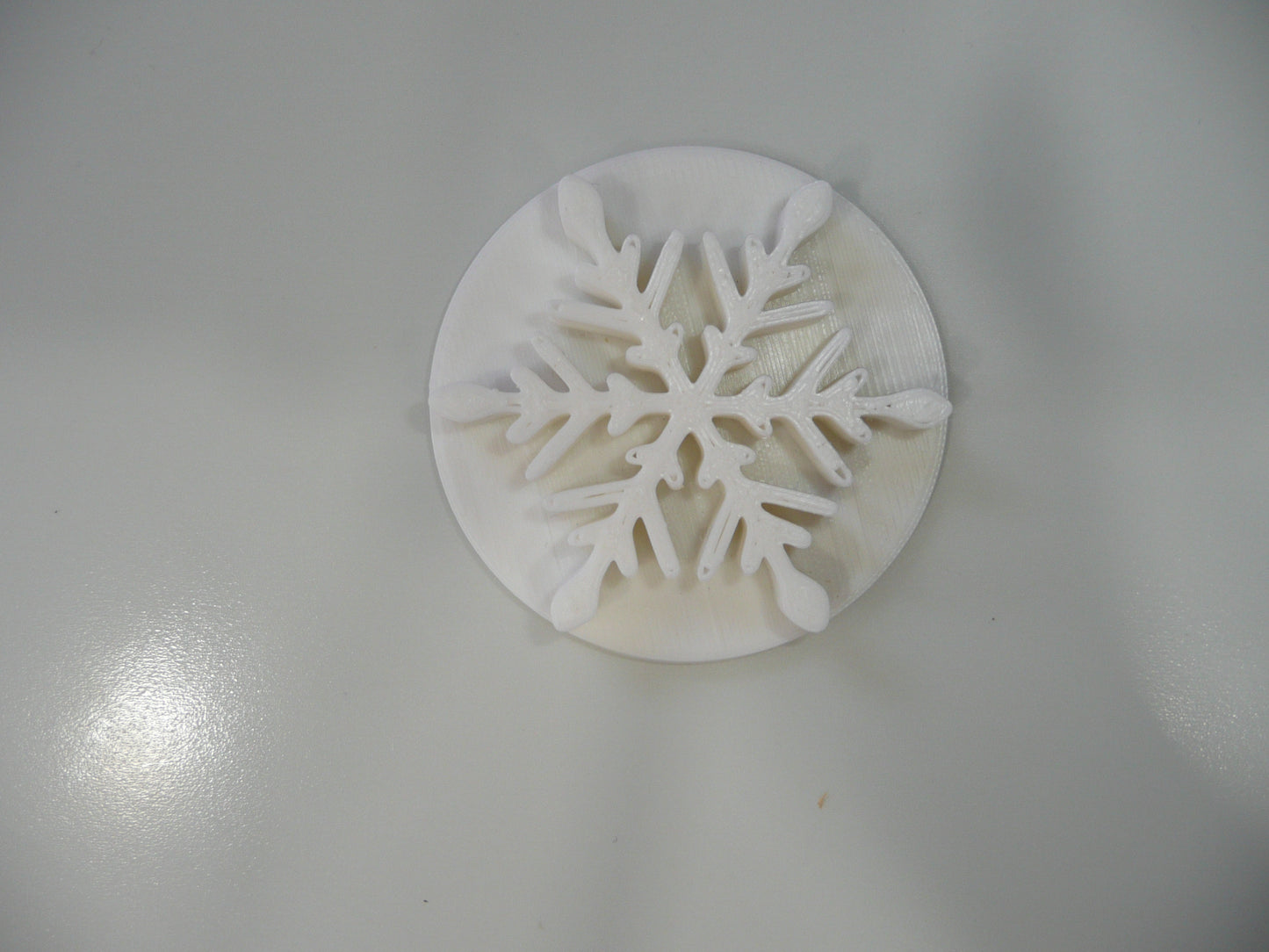 Snowflake Cookie Stamp Embosser Made In USA PR5557