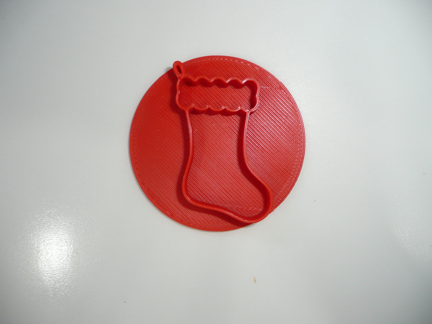 Christmas Stocking Cookie Stamp Embosser Made In USA PR5559