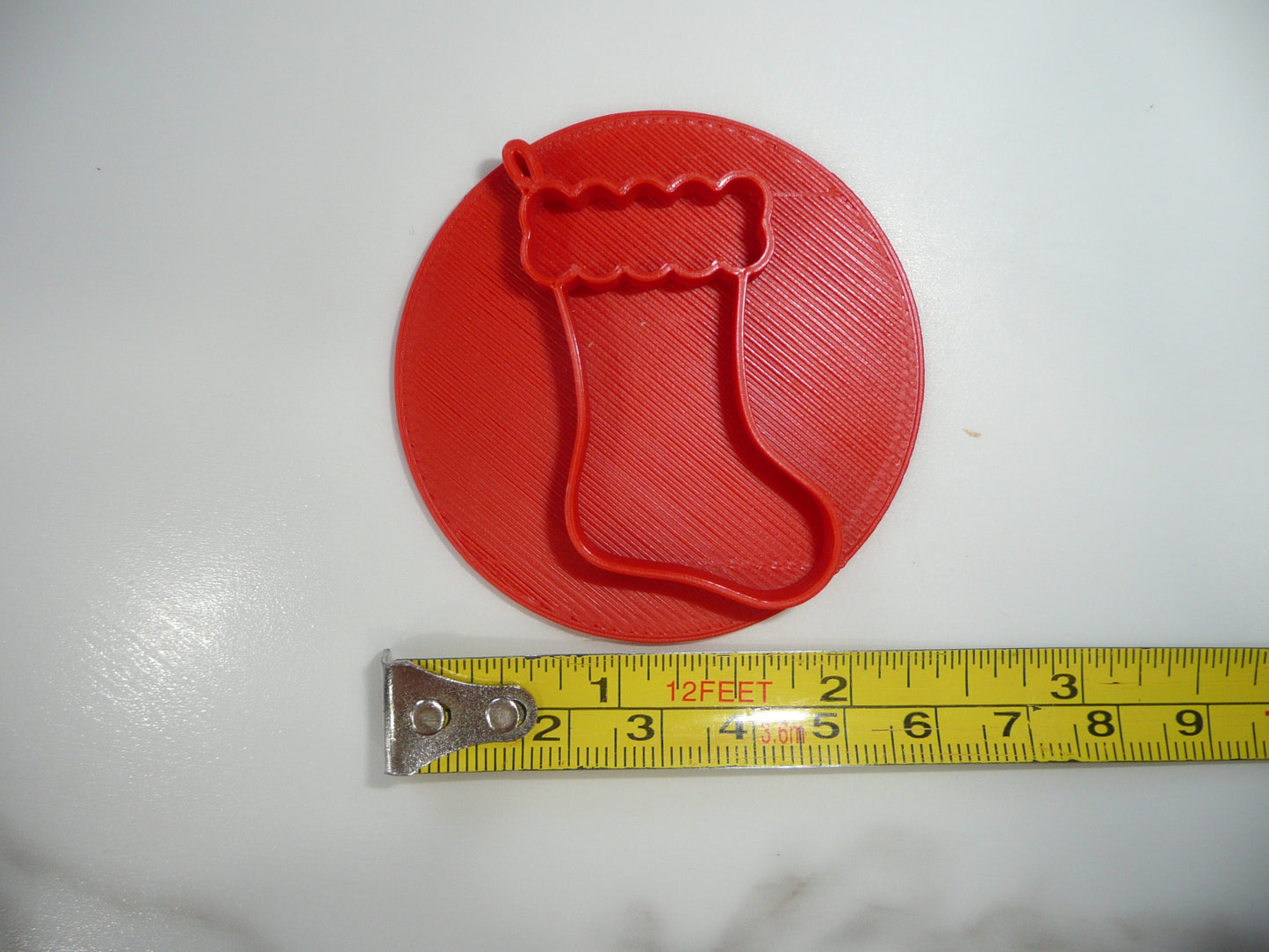 Christmas Stocking Cookie Stamp Embosser Made In USA PR5559