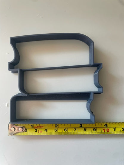 Stack of Books Detailed Cookie Cutter Made in USA PR5585