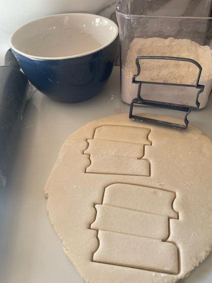 Stack of Books Detailed Cookie Cutter Made in USA PR5585