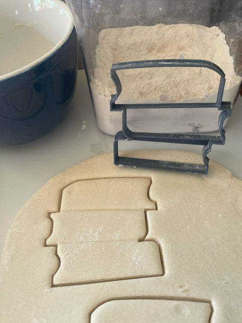Stack of Books Detailed Cookie Cutter Made in USA PR5585