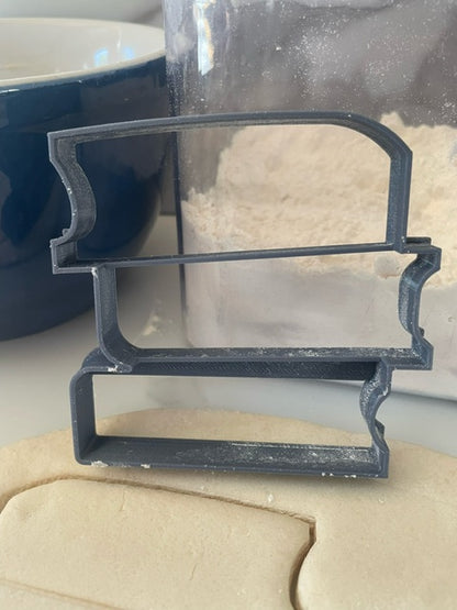 Stack of Books Detailed Cookie Cutter Made in USA PR5585