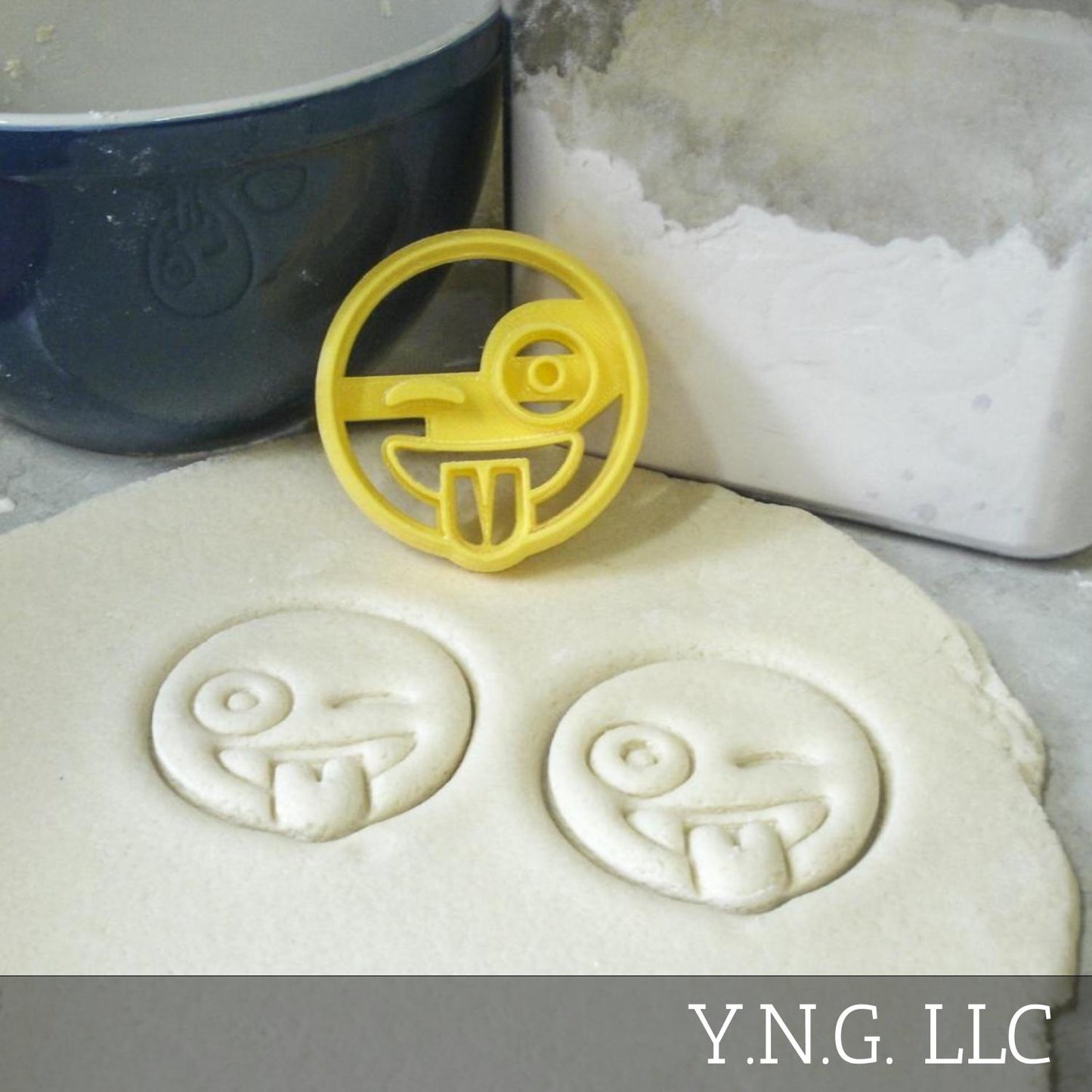 Winking Smiley Face Emoji Emoticon Smileys Cookie Cutter Made In USA PR561
