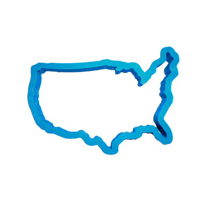 United States Of America Map Outline Cookie Cutter Made In USA PR563