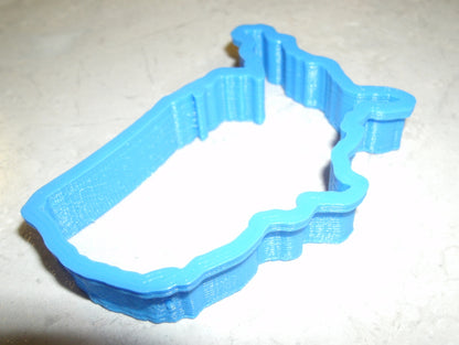 6x United States Fondant Cutter Cupcake Topper 1.75 IN USA FD563