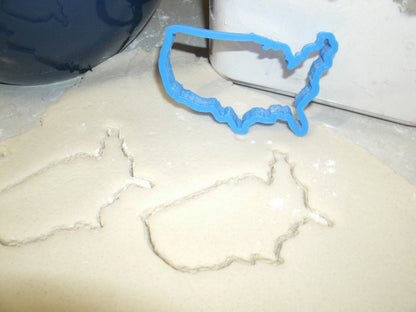 United States Of America Map Outline Cookie Cutter Made In USA PR563