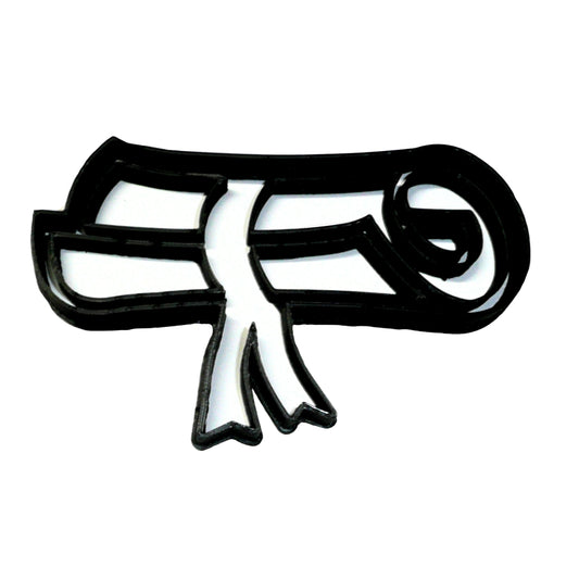 6x Diploma Graduation Fondant Cutter Cupcake Topper 1.75 IN USA FD565