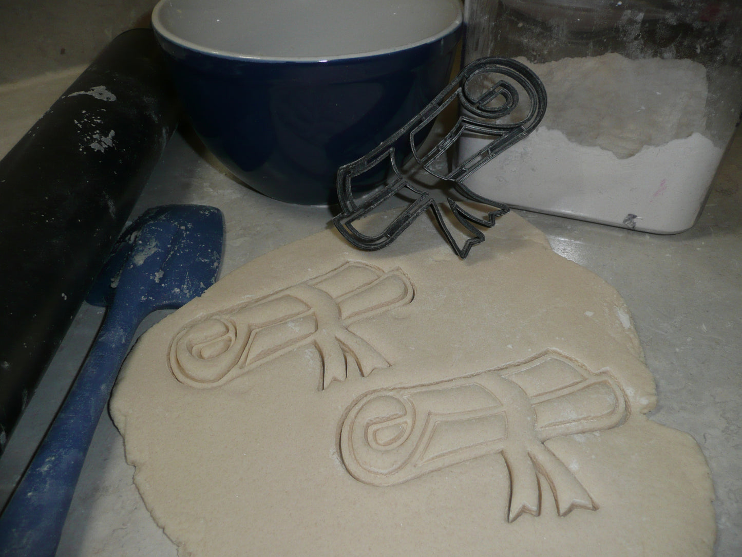 Diploma Roll Ribbon Award Graduation Cookie Cutter Made In USA PR565