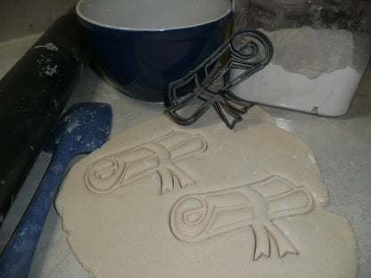 Diploma Roll Ribbon Award Graduation Cookie Cutter Made In USA PR565