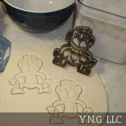 Monkey Primate Jungle Rain Forest Zoo Animal Cookie Cutter Made In USA PR575