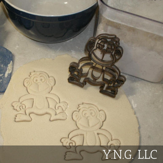 Monkey Primate Jungle Rain Forest Zoo Animal Cookie Cutter Made In USA PR575