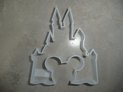 Cinderella Castle with Mickey Head Outline Cookie Cutter Made In USA PR580