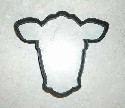 Cow Cattle Head Farm Animal Livestock Cookie Cutter Made in USA PR588