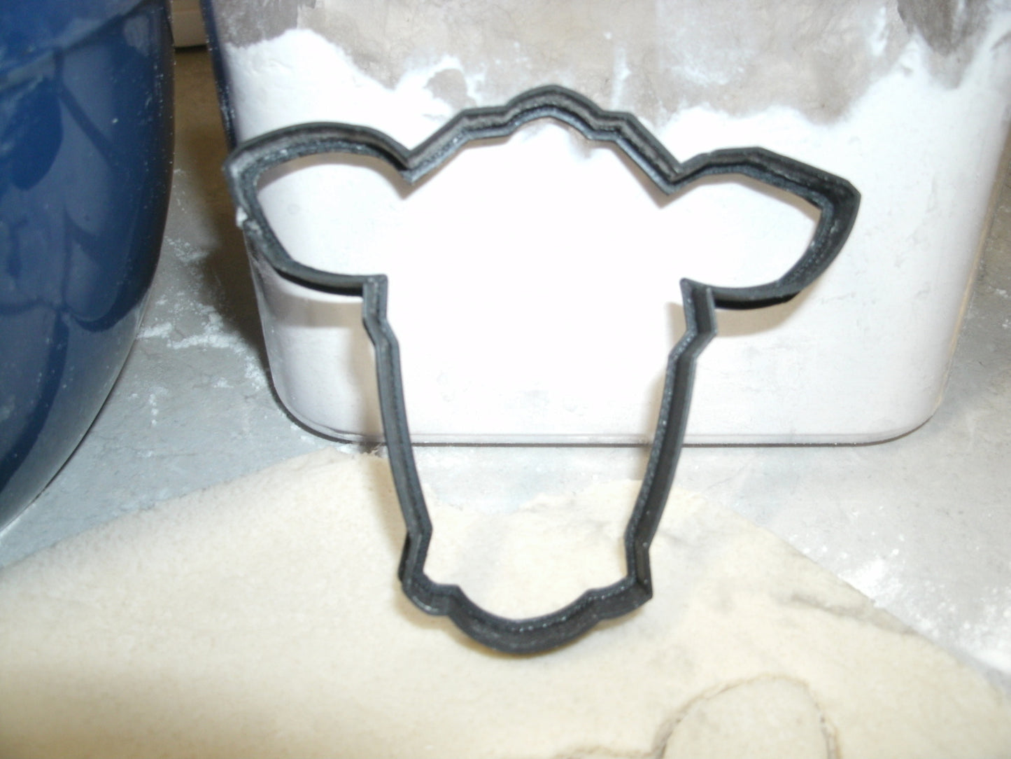Cow Cattle Head Farm Animal Livestock Cookie Cutter Made in USA PR588