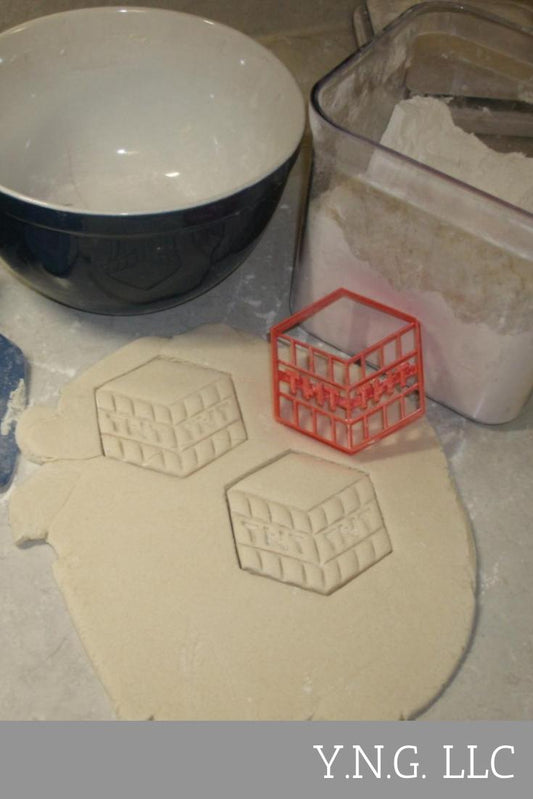 Minecraft TNT Dynamite Block Video Game Cookie Cutter Made In USA PR591