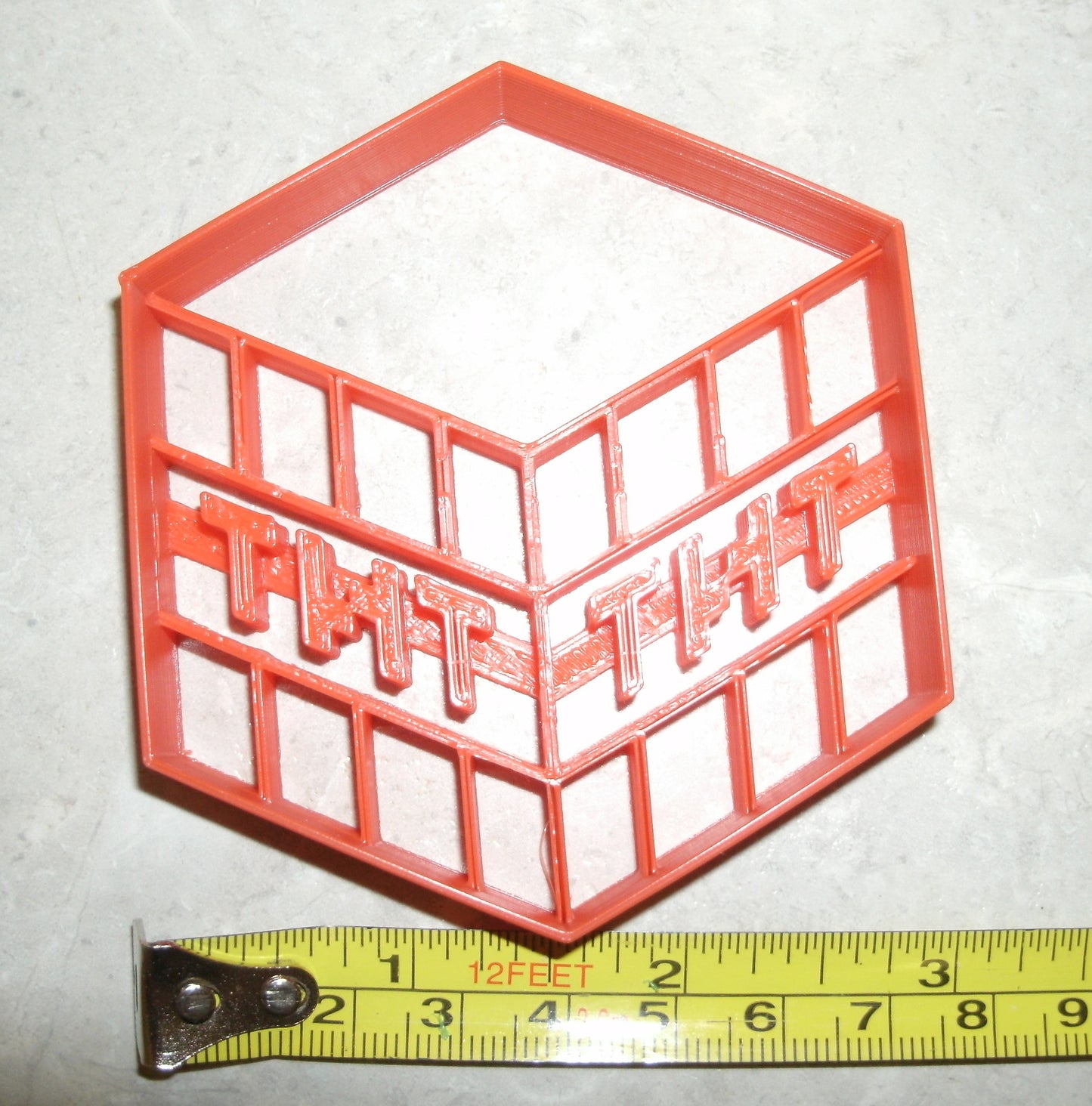 Minecraft TNT Dynamite Block Video Game Cookie Cutter Made In USA PR591