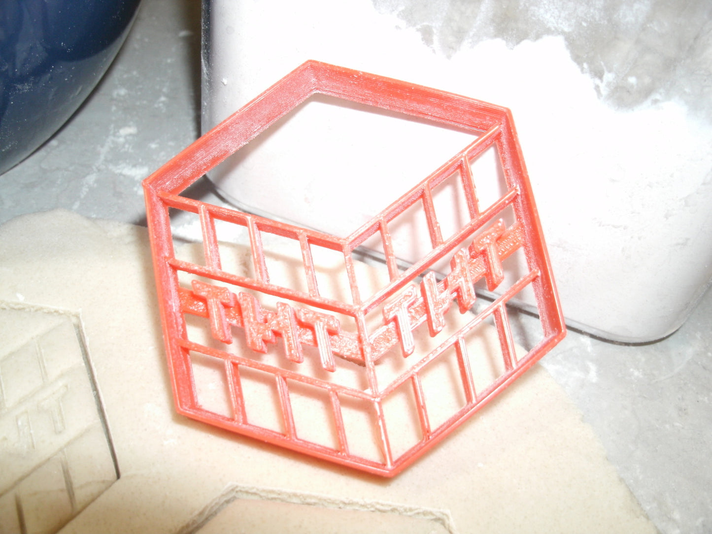 Minecraft TNT Dynamite Block Video Game Cookie Cutter Made In USA PR591