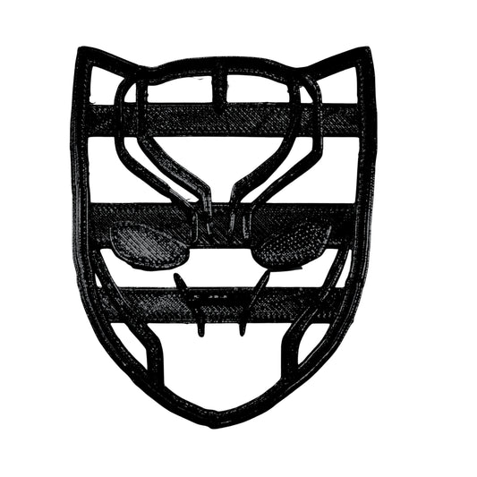 6x Black Panther Fondant Cutter Cupcake Topper 1.75 IN USA FD599