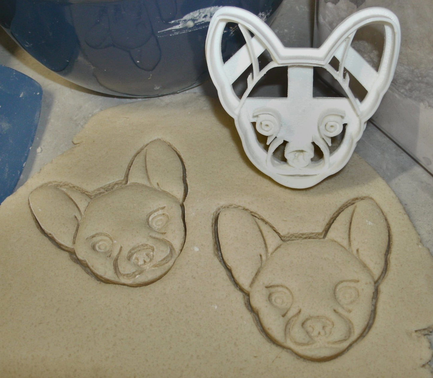 Chihuahua Dog Puppy Face Head Cookie Cutter Made In USA PR635