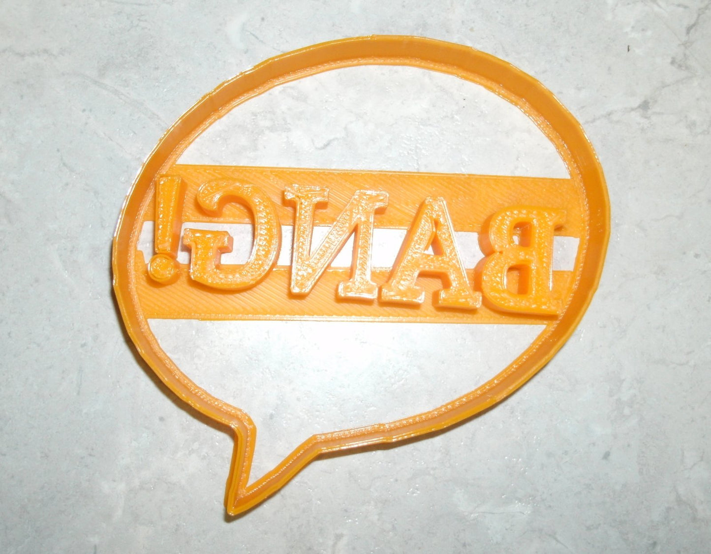 Word Balloon Bang Comic Books Cartoon Strips Cookie Cutter Made In USA PR637