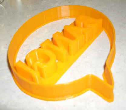 Word Balloon Bang Comic Books Cartoon Strips Cookie Cutter Made In USA PR637