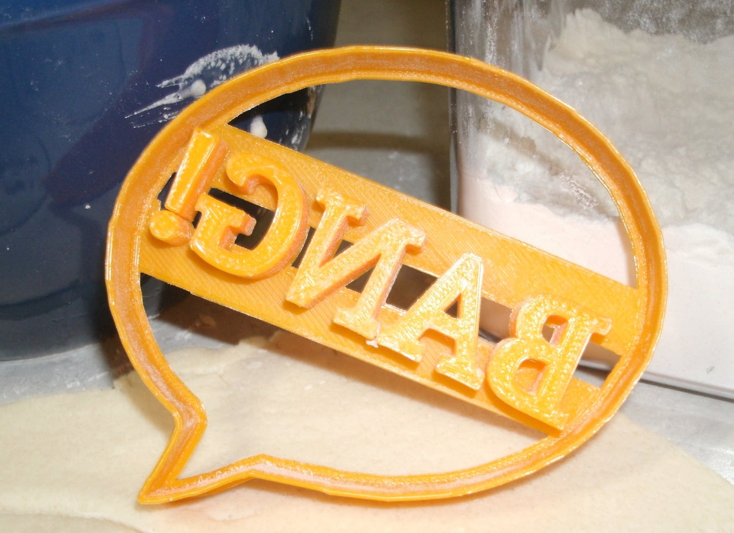 Word Balloon Bang Comic Books Cartoon Strips Cookie Cutter Made In USA PR637
