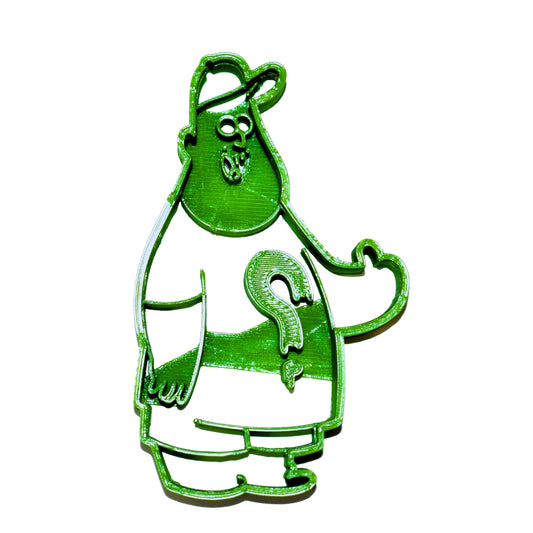 6x Soos Ramirez Fondant Cutter Cupcake Topper 1.75 IN USA FD641